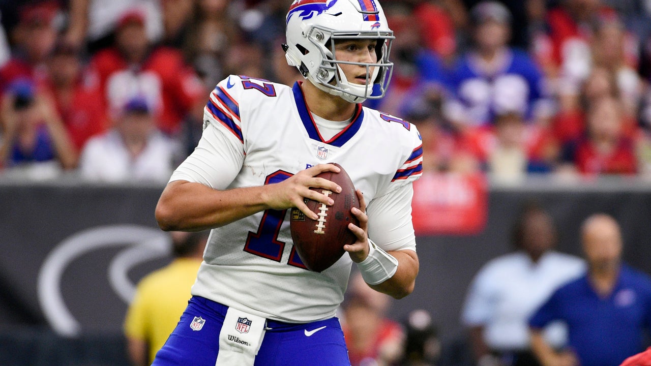 Bills QB Allen resumes practice 3 weeks after elbow injury